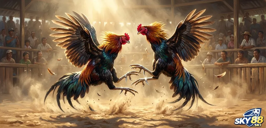 Thỏa mãn đam mê với đa dạng kèo cược đá gà Sky88 xanh chín mỗi ngày