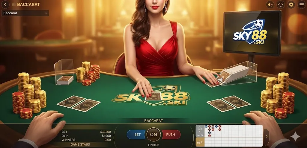 Chinh phục kho tàng live casino Sky88 triệu đô làm giàu siêu tốc